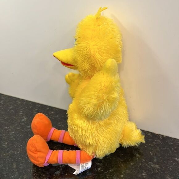 Sesame Street Workshop Big Bird Yellow Stuffed Animal Plush 12" Toy NANCO 2004 - Picture 3 of 8